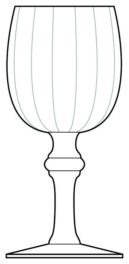 Isabelle Water Goblet by Royales de Champagne-1