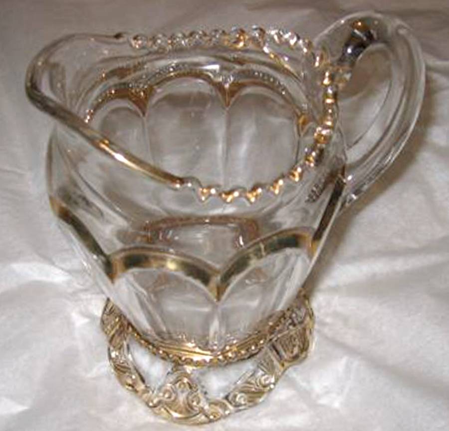 Empress Clear (Gold Trim) Creamer by Riverside-1