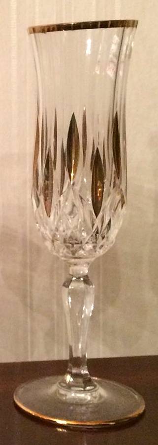 Opera Gold Fluted Champagne by Royal Crystal Rock-1