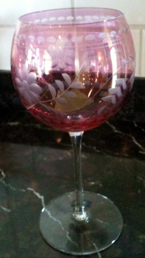 Antique Luster Ruby Balloon Wine by Royal Danube-1