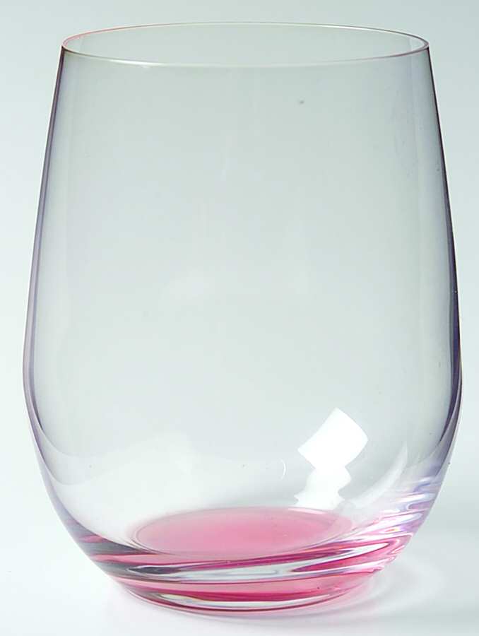 O Pink Flat Wine Tumbler by Riedel Crystal-1