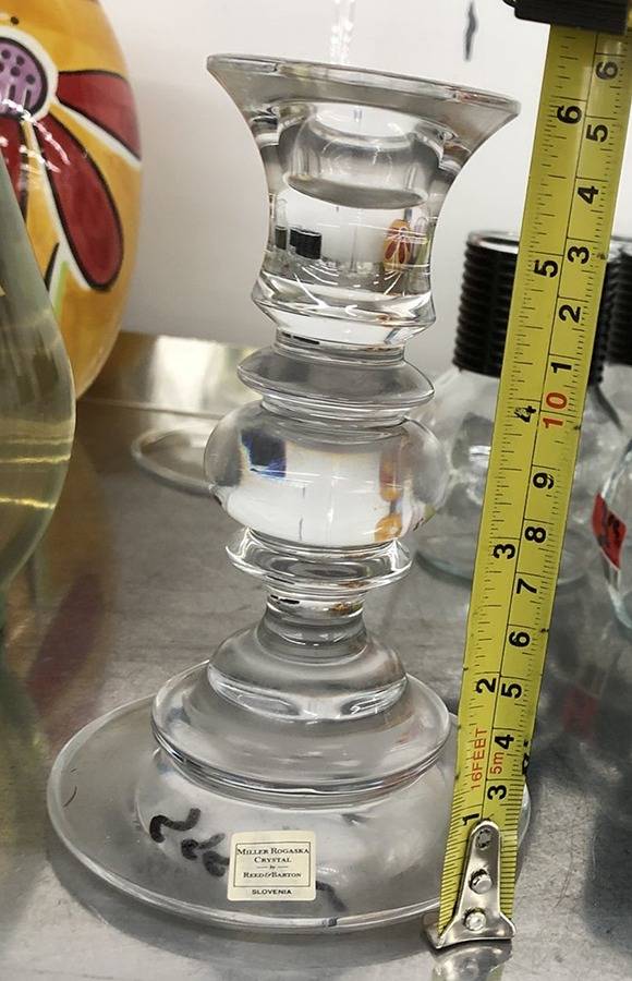 Weston 6" Single Light Candlestick by Rogaska-1