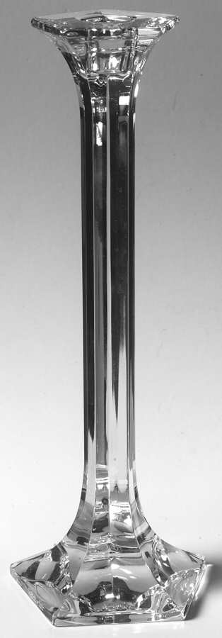 Giftware 10" Single Light Pentagon Candlestick by Riedel Crystal-1