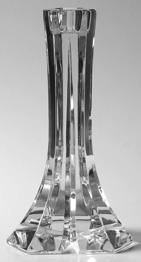 Triangle 8" Single Light Candlestick by Rogaska-1