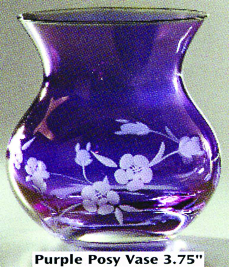Rose Bouquet Purple 3" Posy Vase by Royal Albert-1