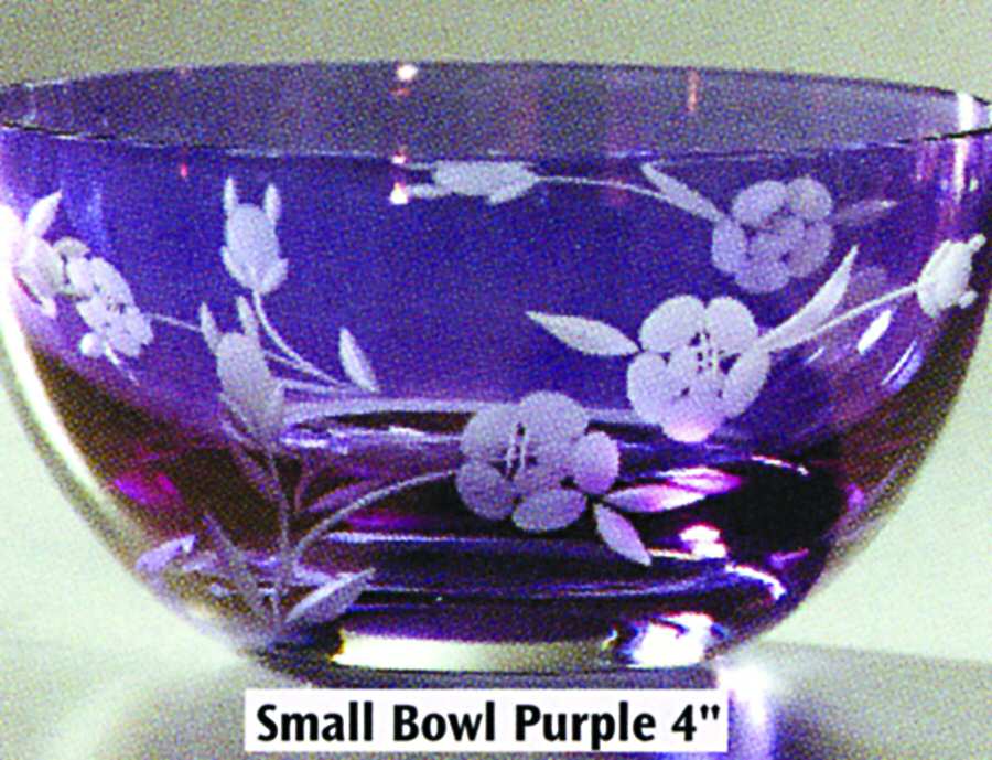Rose Bouquet Purple 4" Round Bowl by Royal Albert-1