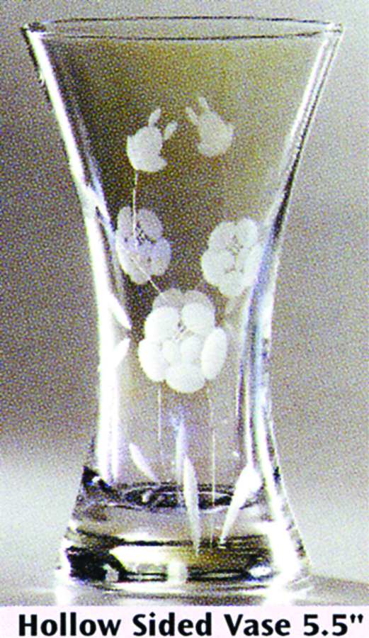 Rose Bouquet Clear 5" Flower Vase by Royal Albert-1
