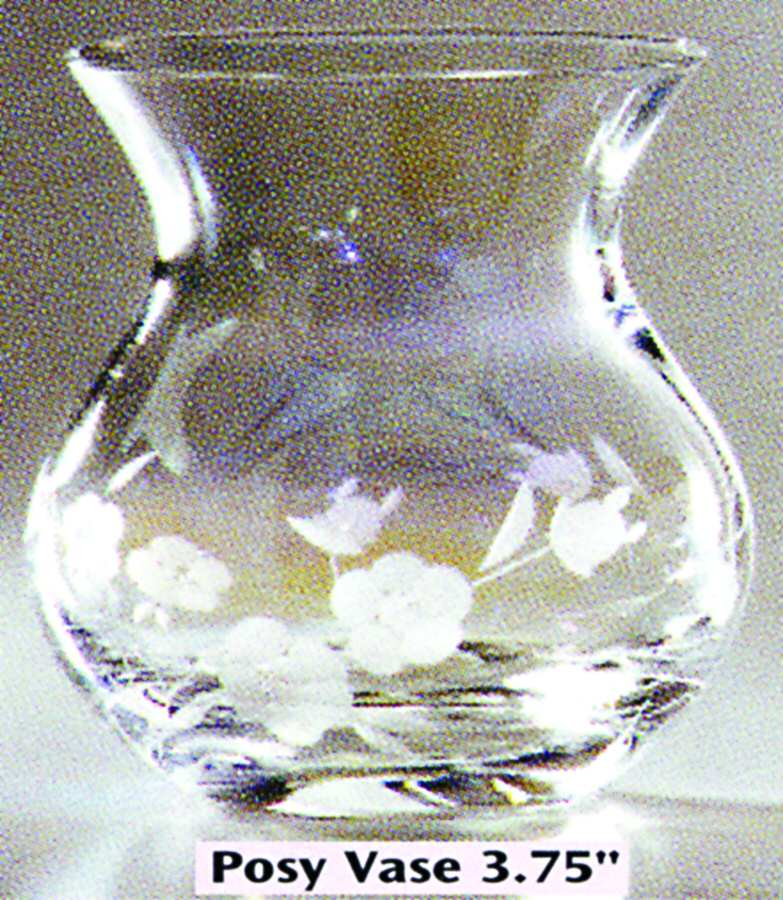 Rose Bouquet Clear 3" Posy Vase by Royal Albert-1