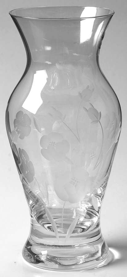 Rose Bouquet Clear 6" Flower Vase by Royal Albert-1