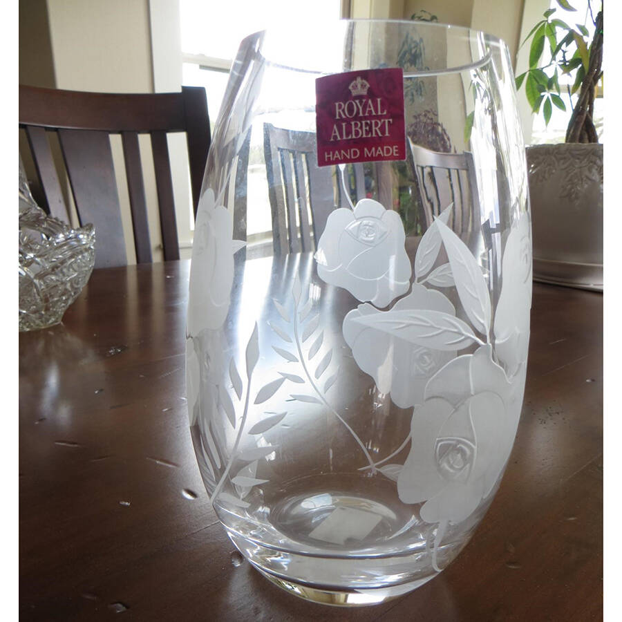 Floral 8" Flower Vase by Royal Albert-1