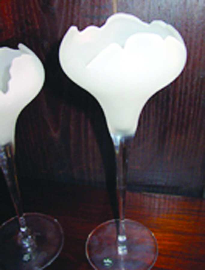 Glastau Single Light Candlestick by Rosenthal-1