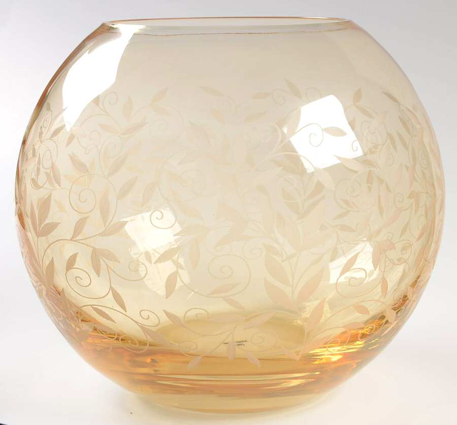 Venetian Amber 7" Rose Bowl by Rogaska-1