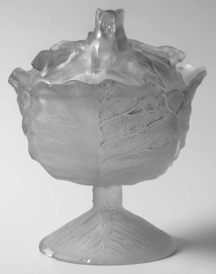 Cabbage Leaf Compote & Lid by Riverside-1