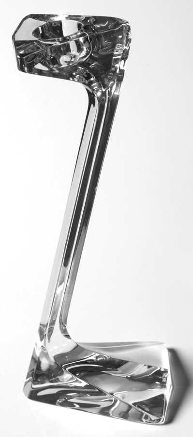 Giftware 8" Single Light Golf Candlestick by Riedel Crystal-1