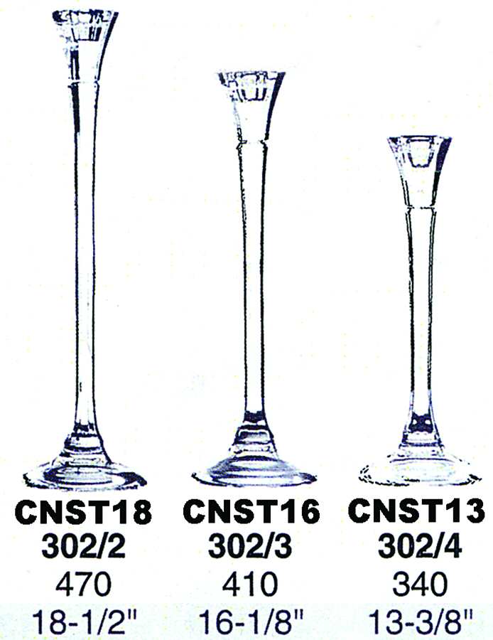 Giftware 18" Tall Brilliance Candlestick by Riedel Crystal-1