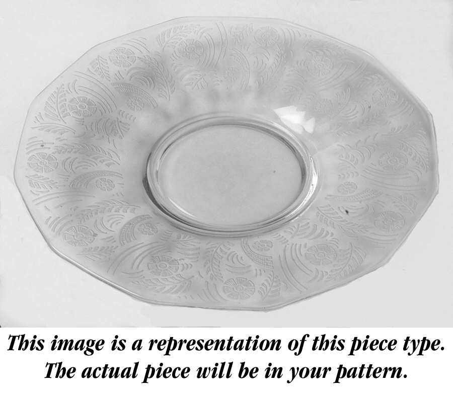 June Pink Cream Soup Saucer Only by Fostoria-1