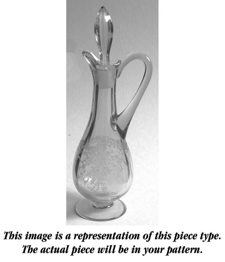 Fairfax Amber (Line 2375) Oil Cruet & Stopper by Fostoria-1