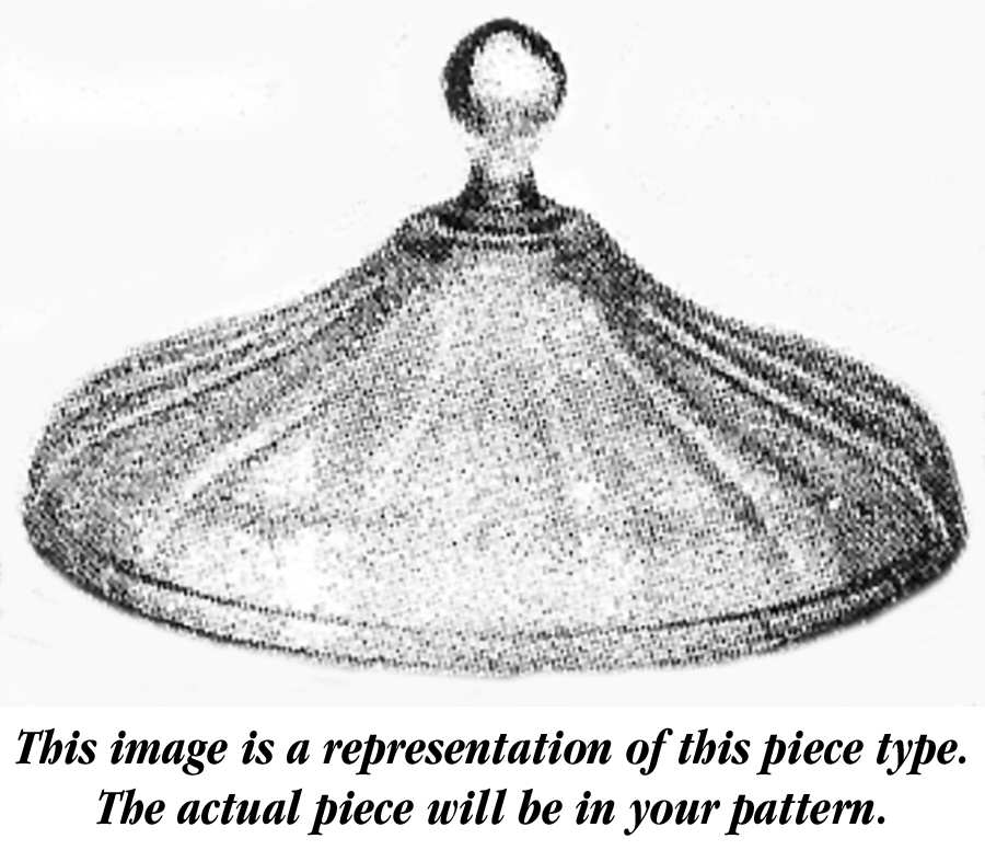 Fairfax Amber (Line 2375) Lid for Round Butter by Fostoria-1