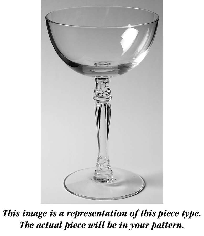 Wavemere Clear Champagne/Tall Sherbet by Fostoria-1