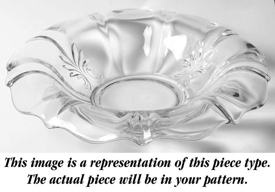 Gold Lace 11" Rolled Edge Bowl (Baroque Shape) by Fostoria-1