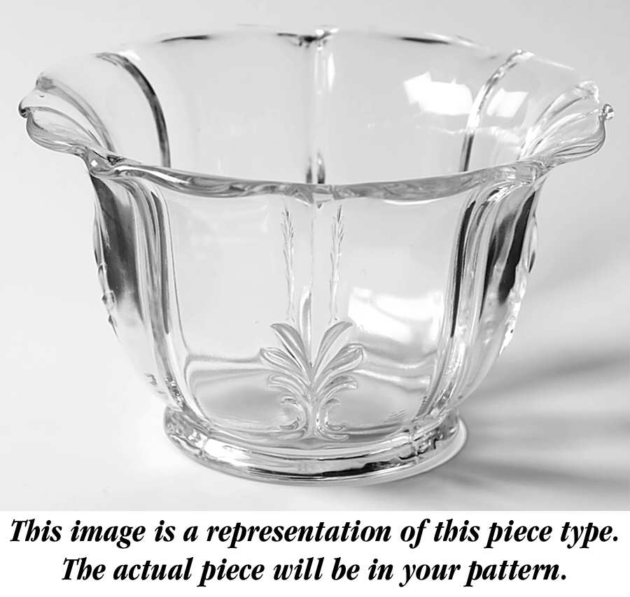 Baroque Topaz Mayonnaise Bowl (Baroque Shape) by Fostoria-1