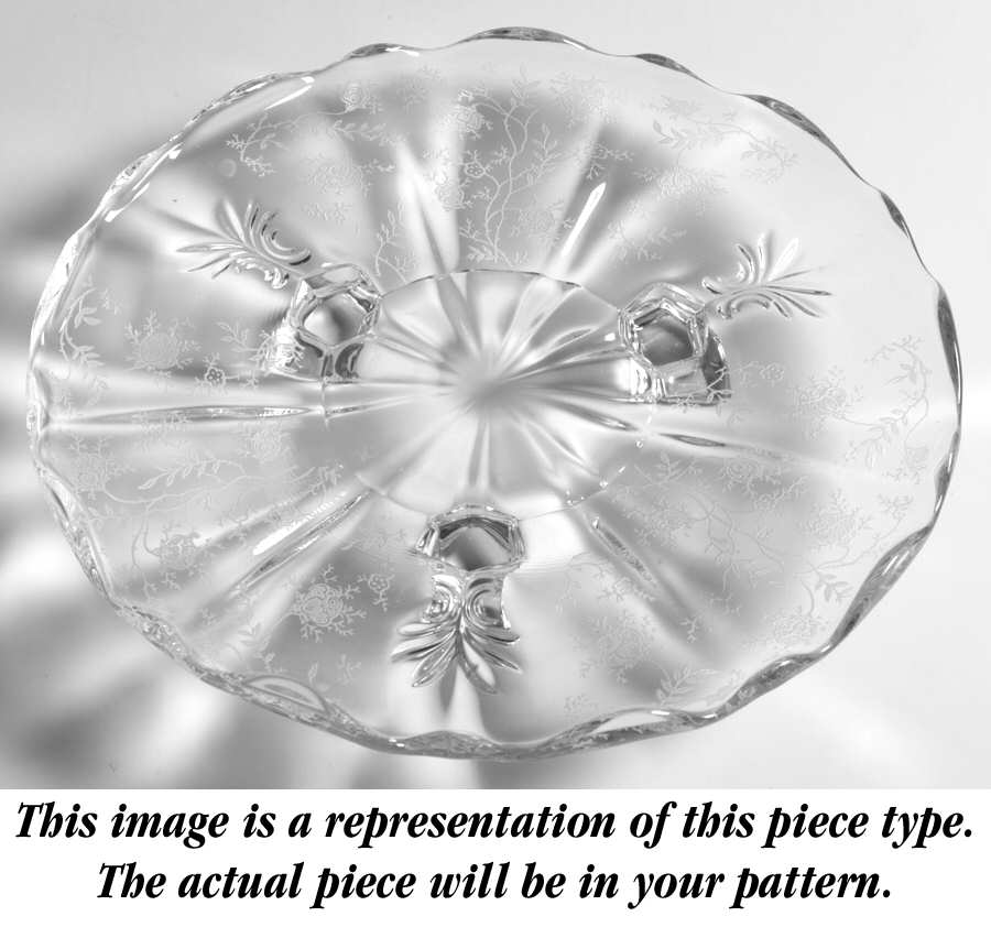 Baroque Topaz Three Toed Tidbit (Baroque Shape) by Fostoria-1