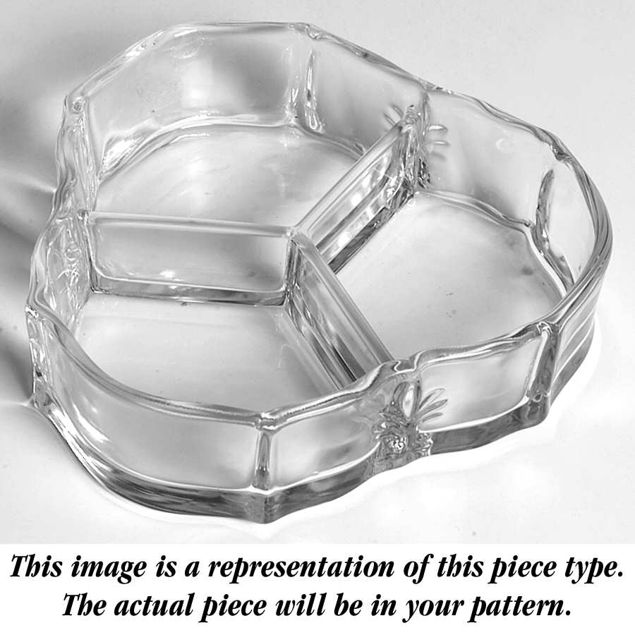 Shirley Baroque 3 Part Candy Box No Lid by Fostoria-1