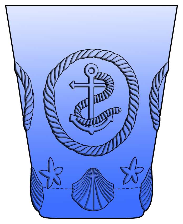 Blue Nautical Double Old Fashioned by Ross Simons-1