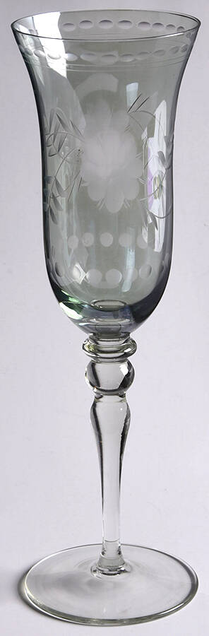 Antique Luster Green Fluted Champagne by Royal Danube-1