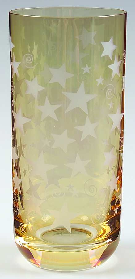 Stars Gold Highball Glass by Rogaska-1
