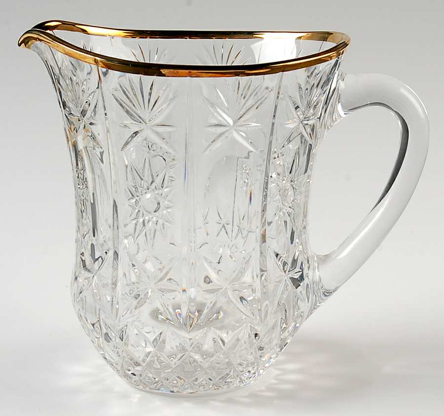 Impero Gold 40 Oz Pitcher by Royal Crystal Rock-1