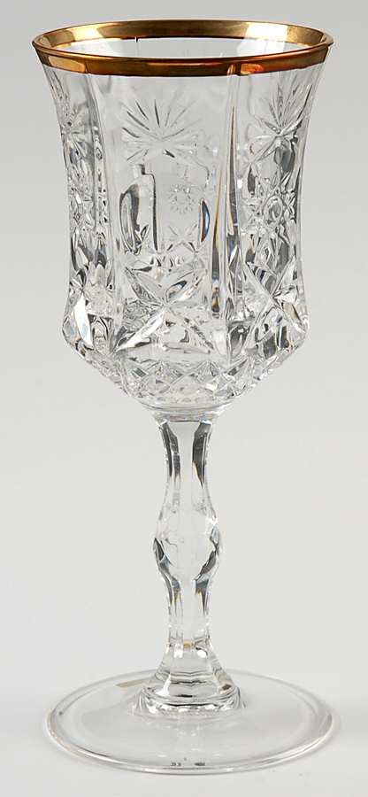 Impero Gold Wine Glass by Royal Crystal Rock-1