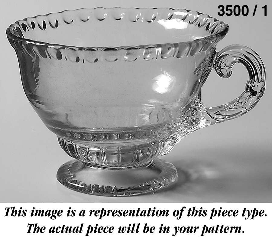 Gadroon Ruby Cup for Cup & Saucer (Shape 3500) by Cambridge-1