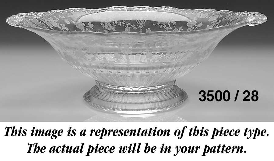Adonis 10" Handled Footed Bowl by Cambridge-1