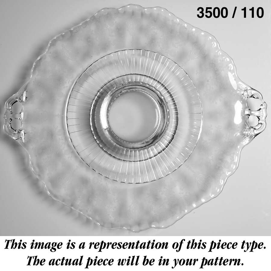 Adonis Handled Torte Plate (Shape 3500) by Cambridge-1
