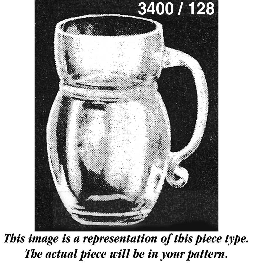 3400-1 3400/128 Handled 8 Oz Stein by Cambridge-1