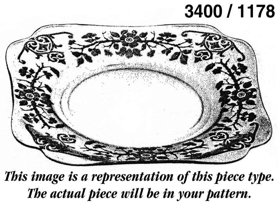 3400-1 3400 Square Service Plate by Cambridge-1
