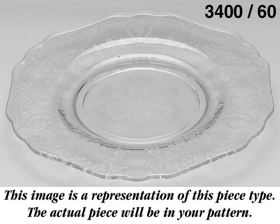 3400-1 Bread & Butter Plate (Shape 3400) by Cambridge-1