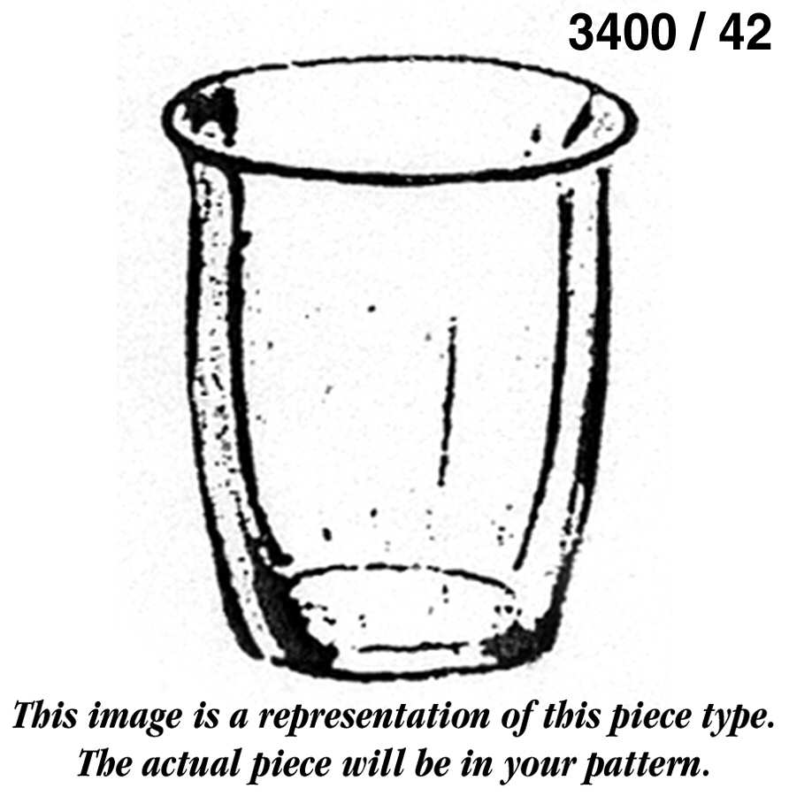 3400-1 3400/42 Frappe Set, 5 Oz Tumbler Only by Cambridge-1