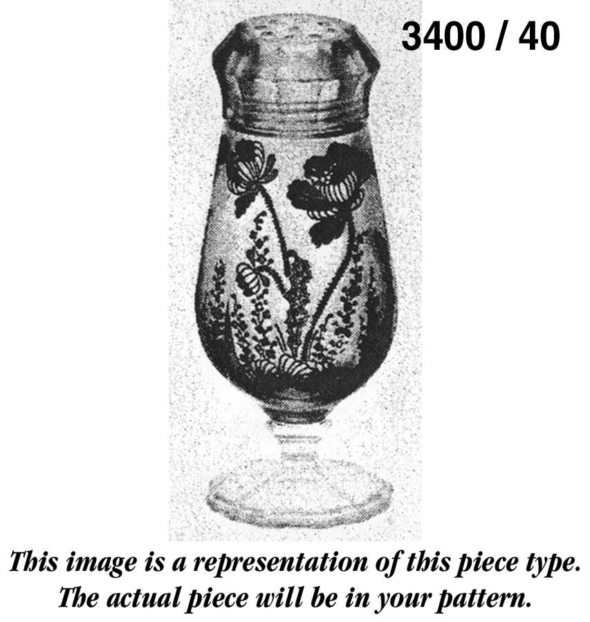 3400-1 3400 Sugar Shaker with Glass Lid by Cambridge-1