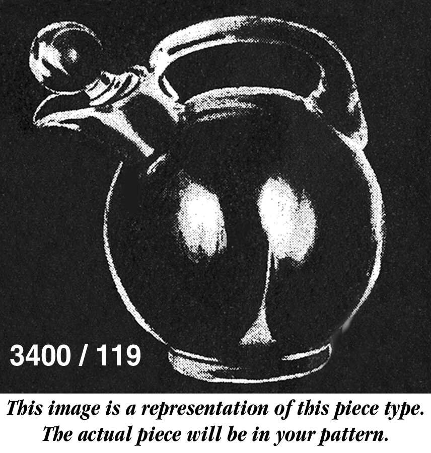 3400-1 3400/119 Cordial Decanter & Stopper by Cambridge-1