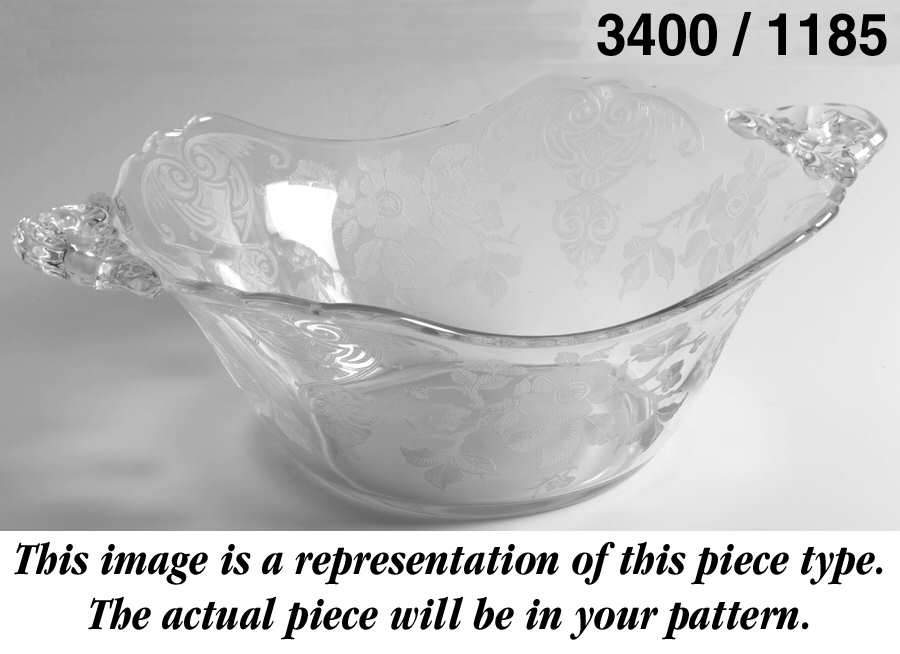 3400-1 12" Handled Bowl (3400 Shape) by Cambridge-1