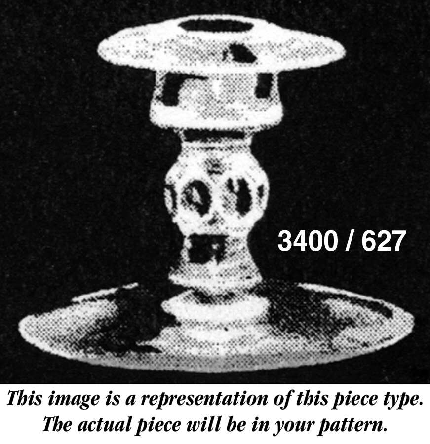 3400-1 4" Candlestick (Shape 3400) by Cambridge-1
