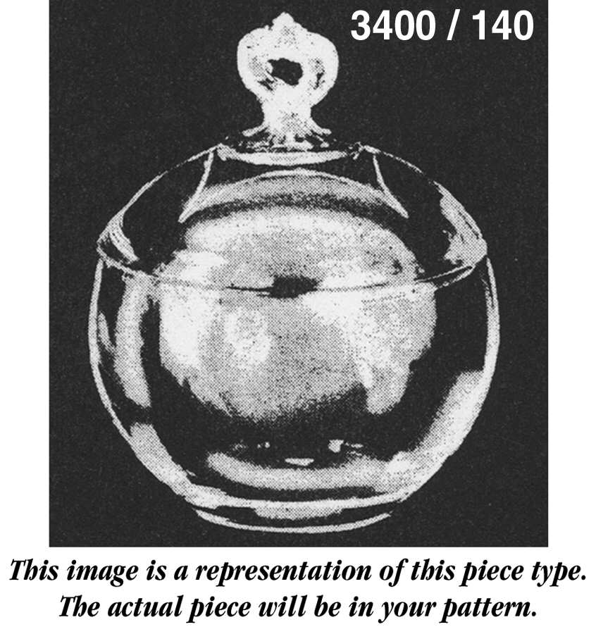 3400-1 3400/140 Marmalade & Lid by Cambridge-1