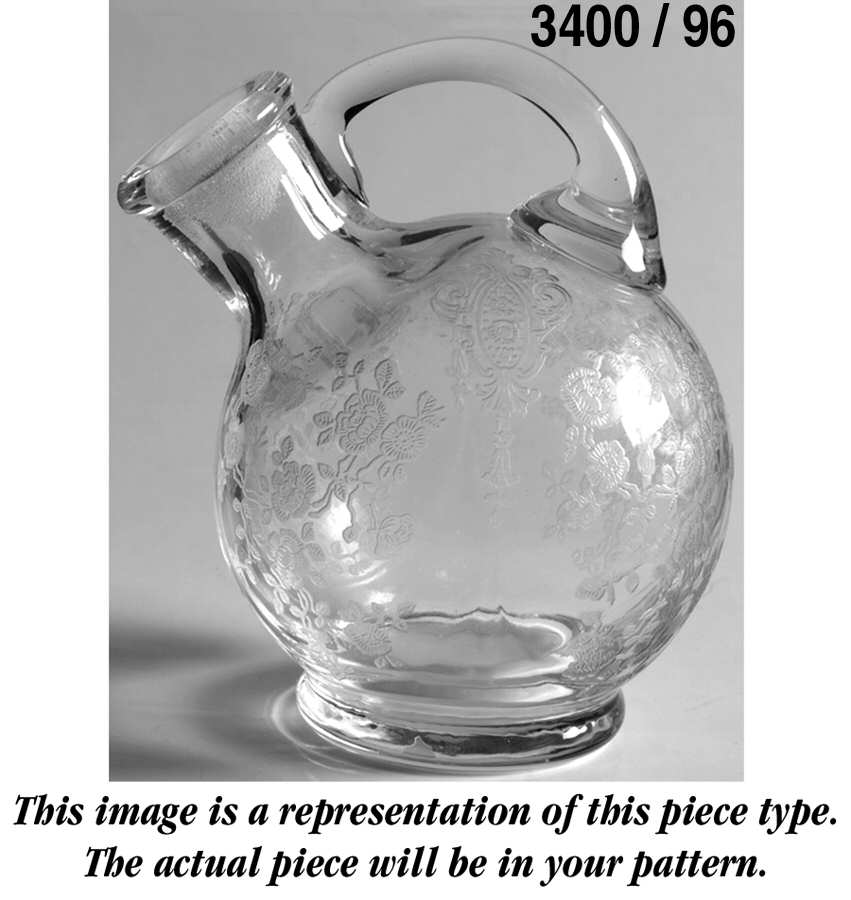 3400-1 Shape 3400 2 Oz Oil Cruet No Stopper by Cambridge-1