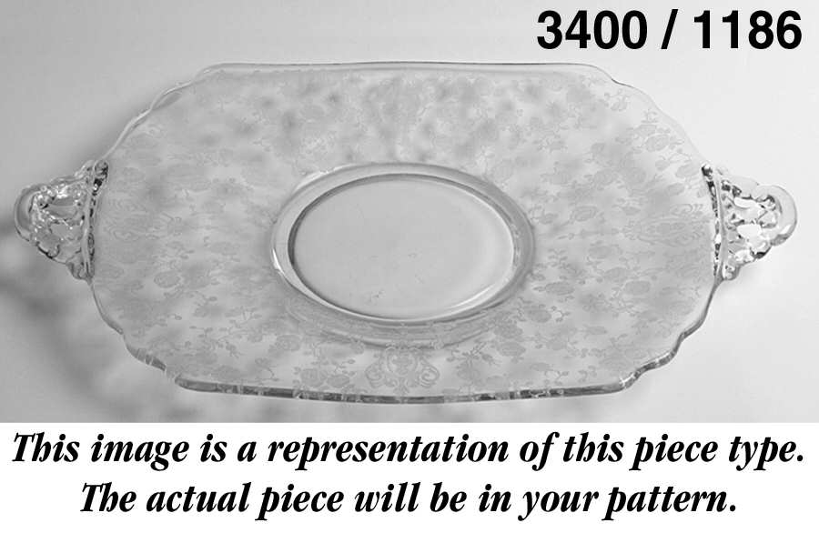 3400-1 16" Handled Plate (Shape 3400) by Cambridge-1