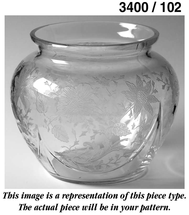 3400-1 3400 5" Globe Vase by Cambridge-1