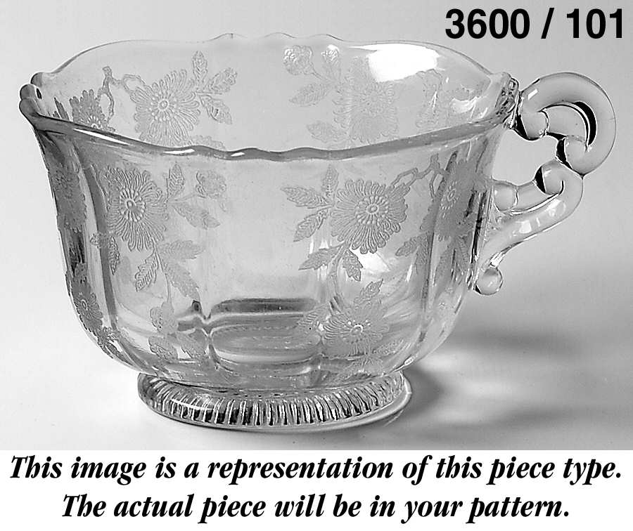 Martha Clear Martha/101 Footed Cup Only by Cambridge-1