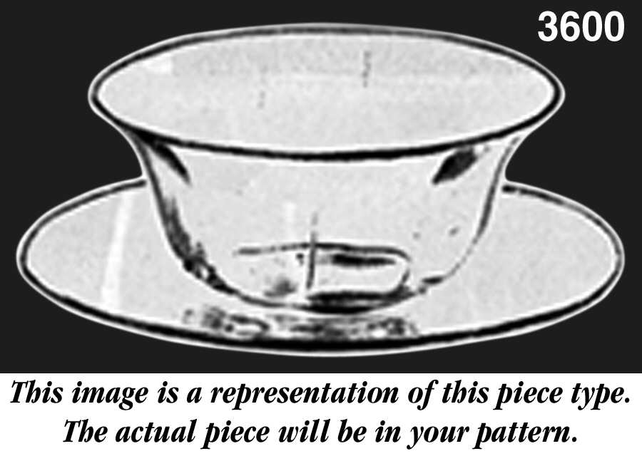 Chantilly 3600 Fingerbowl with Underplate by Cambridge-1