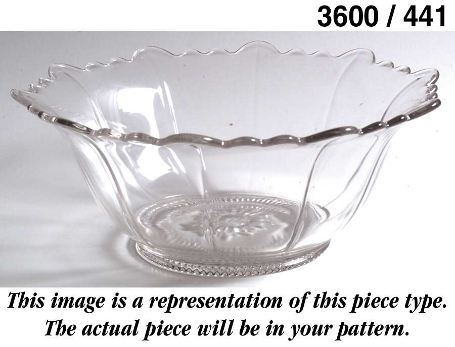 Martha Clear Martha/441 10" Round Deep Belled Bowl by Cambridge-1
